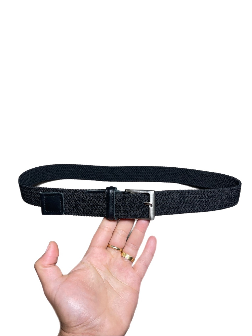 Men’s Tactical Vintage Canvas Black Belt